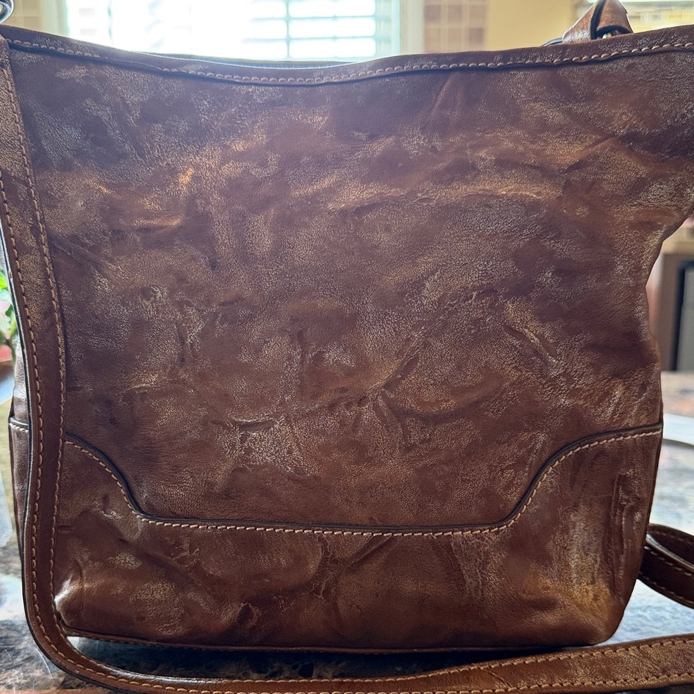 Frye Brown Leather Women’s Shoulder Bag